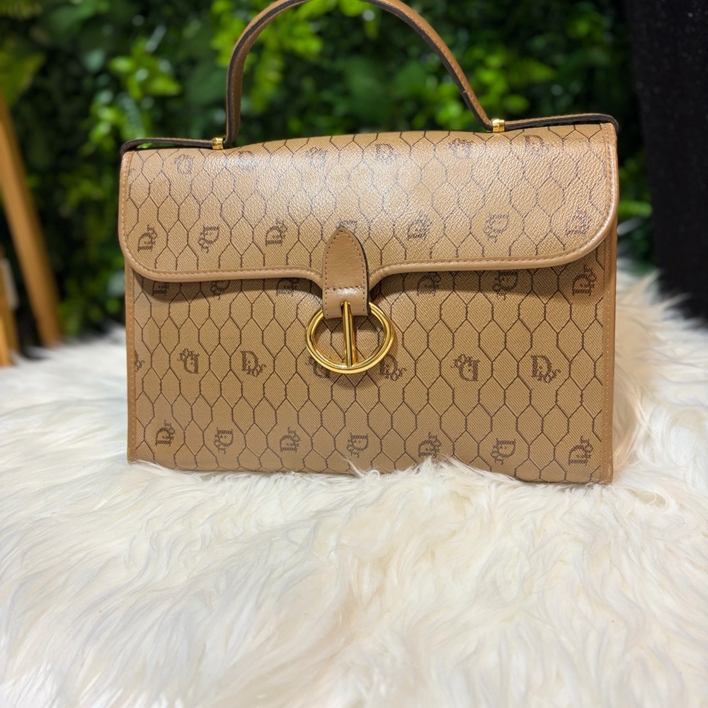 Vintage Christian Dior Oblique Handbag